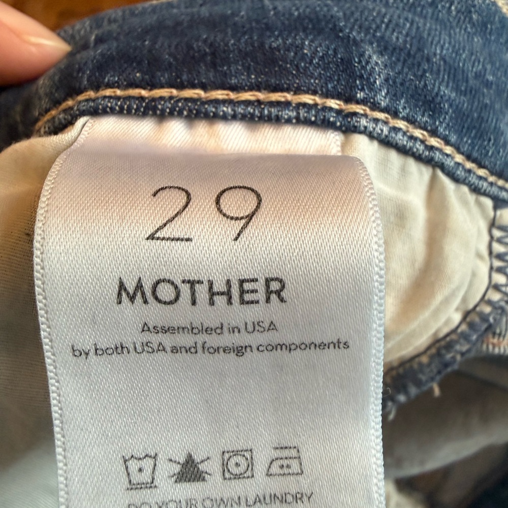 MOTHER Blue Denim Jeans